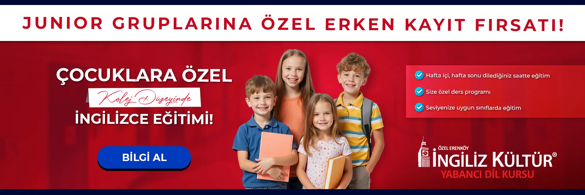 Junior Gruplara Özel Erken Kayıt Fırsatı!